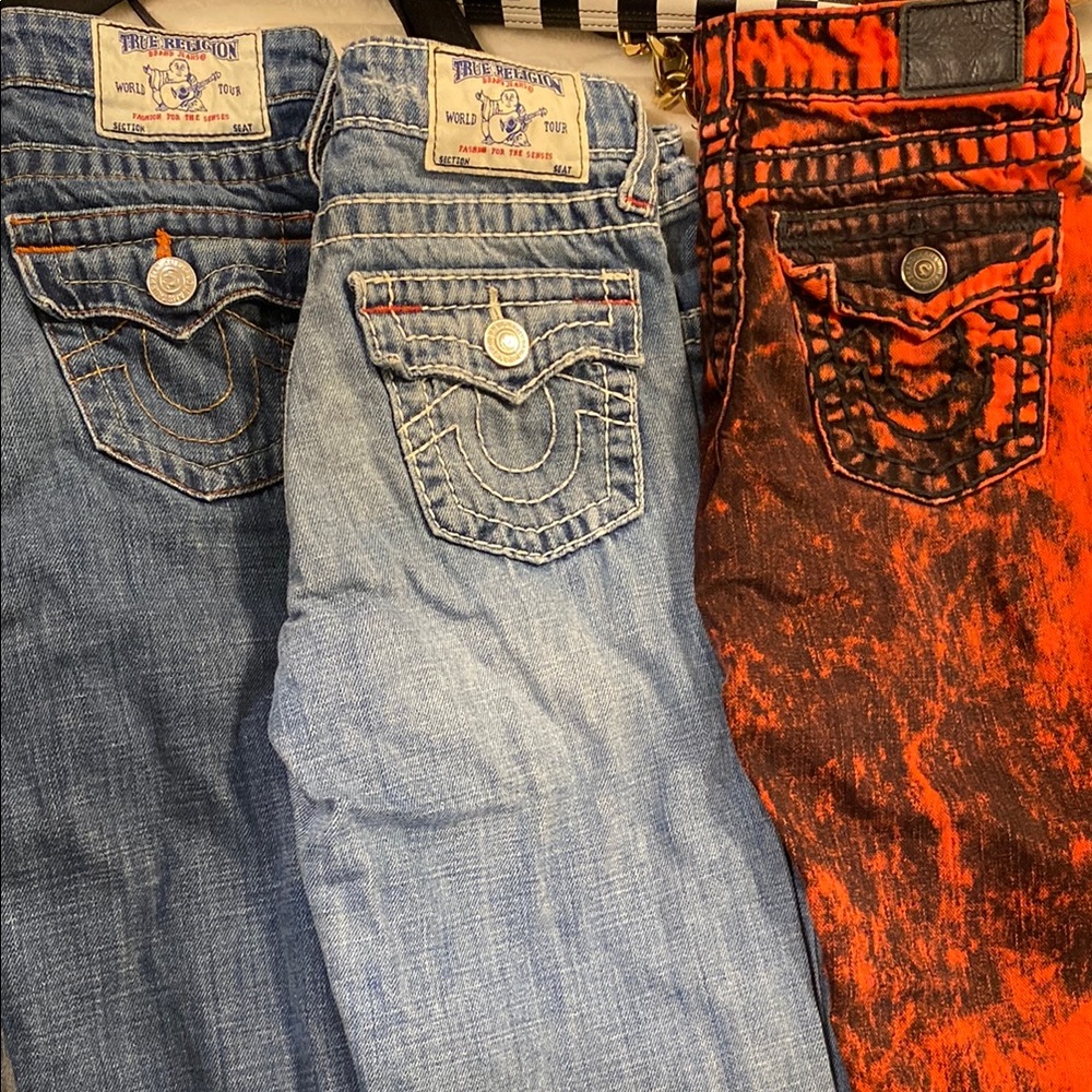 True Religion Kids Jeans - Blue, Red